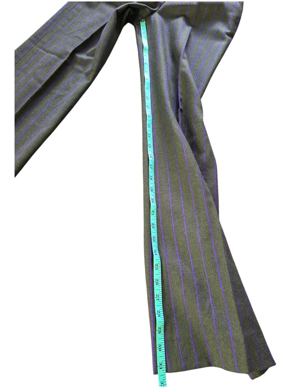 ETRO Milano Gray Lightweight Wool Wide Leg Trouser Pants - Picture 5 of 5